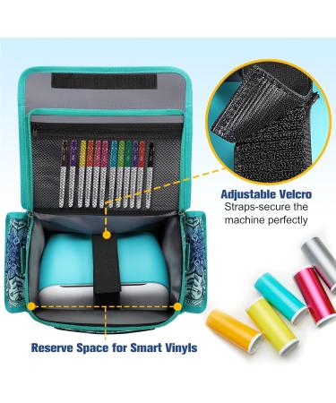 FINPAC Portable Carrying Bag for Cricut Joy - Emerald Illusions | Storage Organizer Tote with Supplies Sections - Buy Online on GoSupps.com