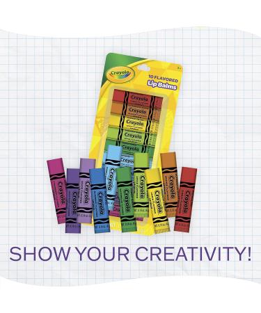 Taste Beauty Crayola Fruit-Flavored Lip Balm Bulk Pack - 10 Pack - Buy Online on GoSupps.com