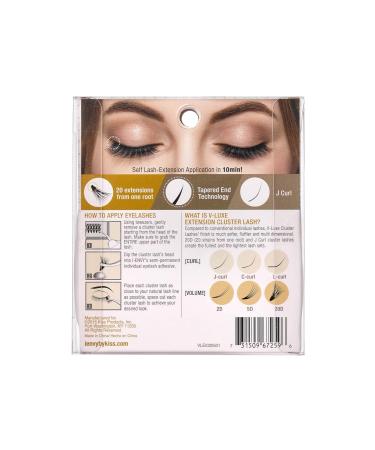 Kiss Vluxe Mermaid Short Individual Lashes (3 PACK) - Long-Lasting, Natural-Looking Extensions - Buy Online on GoSupps.com