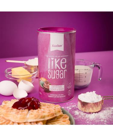 Xucker Like Sugar Dose - Natural Sugar Alternative (600g) | 65% Fewer Calories | Blood Sugar Friendly | Perfect for Cooking & Baking - Buy Online on GoSupps.com