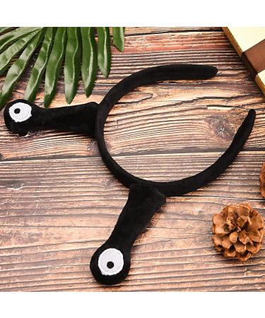 Lezevn 2 Pieces Snail Antenna Plush Headband Snail Costume Accessories Masquerade Party Cosplay Fancy Dress Photo Props - Buy Online on GoSupps.com