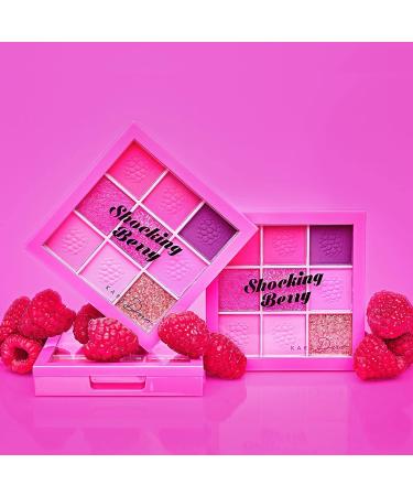 Kara Beauty Shocking Berry 9-Shade Scented Palette - Vegan, Multi-Finish Creative Beauty - Buy Online on GoSupps.com