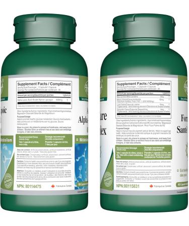 VORST Alpha Lipoic Acid 600mg 90 Vegan Capsules & Eye Care Complex 90 Vegan Capsules (Combo Bundle 2 Bottles) - Buy Online on GoSupps.com