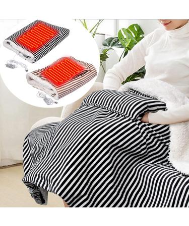 Buy Electric Blanket - Heated Warm Shawl with 3 Temperature Settings | Plush Heat Blanket for Home & Office (Brown) - Fast International Shipping - Buy Online on GoSupps.com