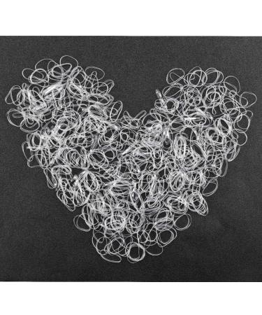 Dokpav 2000 Pieces Elastic Hair Ties - Mini Transparent Rubber Bands for Women & Girls | Perfect for Dreadlocks Braiding & Daily Hairstyles - Buy Online on GoSupps.com