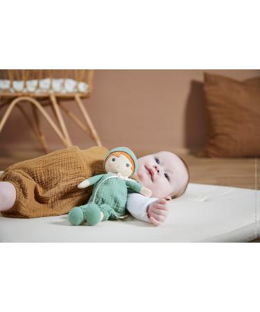 Kaloo Tendresse Olivia 32cm Rag Doll in Muslin Dungarees | Customisable Gift Box | Ages 0 - Buy Online on GoSupps.com