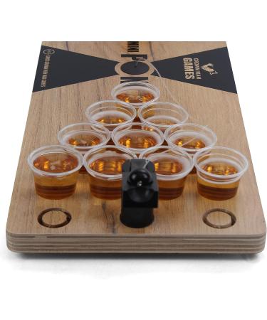 Grown Man Games Mini Beer Pong Set - Fun Tabletop Drinking Party Game - Buy Online on GoSupps.com