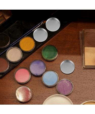 NOLITOY 10 Pcs Empty Round Metal Pans - Aluminum Tin Palette for Eyeshadow Blush Lipstick Organizer | Magnetic Makeup Palette 20mm - International Shipping - Buy Online on GoSupps.com