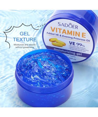 2-Pack Collagen Anti-Wrinkle Repair Gel with Snail Extract | Hyaluronic Acid & Vitamins C&E | Anti-Aging Moisturizer for Face & Body (20 oz - Buy Online on GoSupps.com