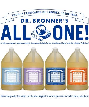  Dr. Bronner's Baby Doux Unscented Castile Liquid Soap 3.8 l - Buy Online on GoSupps.com