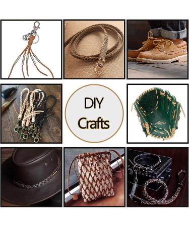 Picheng 3mm Flat Genuine Leather Cord - 5 Yards - Light Brown - Ideal for Jewelry Making, Shoe Lace, Crafts & More - Buy Online on GoSupps.com
