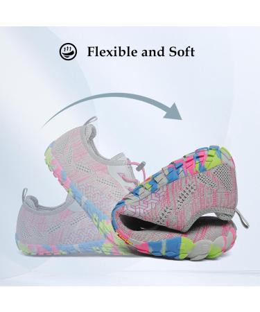 SAGUARO Unisex Barefoot Shoes - Quick-Drying Trail Running & Beach Shoes for Outdoor Sports - Minimalist 38 EU Pink - Buy Online on GoSupps.com