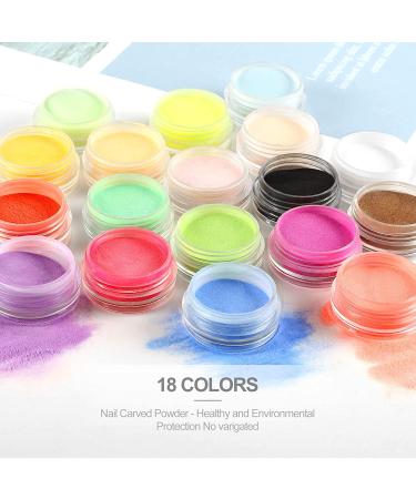 COSCELIA Acrylic Nail Kit: 36 Glitter Colors Powder, Liquid Monomer Set, Nail Brushes, Tips, Rhinestones, Manicure Tools - Acrylic Nail Starter Set - Buy Online on GoSupps.com