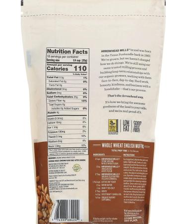 Arrowhead Mills Organic Stone Ground Whole Wheat Flour 22 oz. - Pack of 6 - Buy Online on GoSupps.com