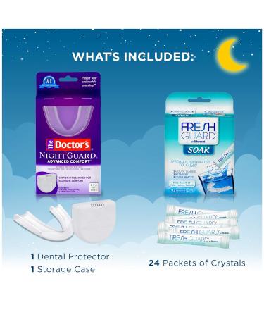 The Doctor's NightGuard Advanced Comfort Soak Crystals Pack - Fresh Guard Technology included - Buy Online on GoSupps.com
