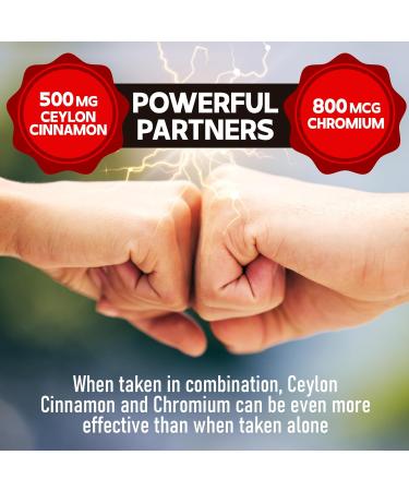 DEDICAD 13in1 Ceylon Cinnamon Capsules - 200 Capsules with Chromium Picolinate, Biotin, Grape Seed, Elderberry & More - Buy Online on GoSupps.com