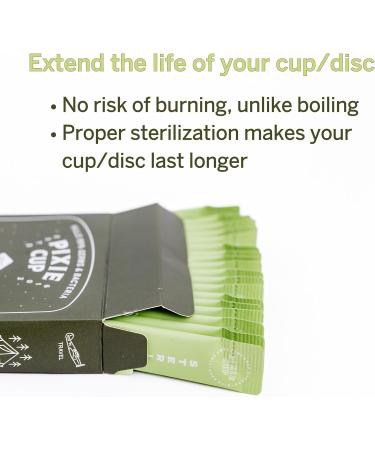 Pixie Cup Dust Menstrual Cup Sterilizer | Kill 99.9% of Germs | Portable Travel Period Cup Cleaner - Buy Online on GoSupps.com