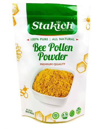 Stakich Bee Pollen Powder (1 Pound) 1 Pound (Pack of 1)