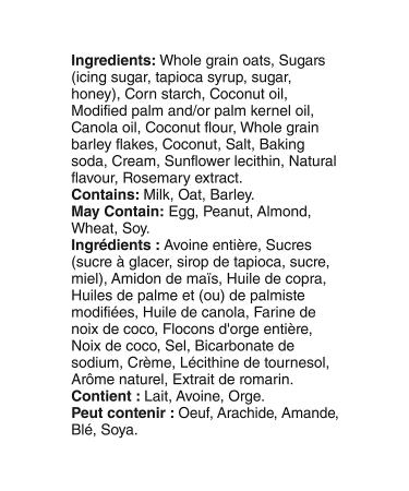 Nature Valley Coconut Butter Biscuits 5 ct 190g/7.8oz Box - Imported from Canada - Buy Online on GoSupps.com