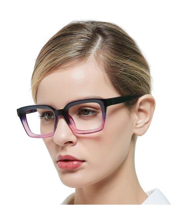 MARE AZZURO Reading Glasses Women Stylish Readers 0 1.0 1.25 1.5 1.75 2.0 2.25 2.5 2.75 3.0 3.5 4.0 5.0 6.0 B-purple 2.5 x