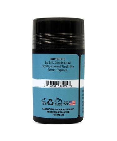 Don Juan Sea Salt Texture Powder - Extra Fine Strong Hold Matte Finish 0.7 oz | Volume & Texture for All Hair Types - Buy Online on GoSupps.com