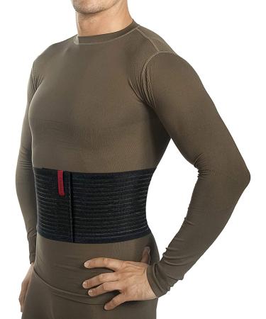ORTONYX Abdominal Binder for Men and Women - Postpartum & Postoperative Support Belt - Black Large/XXL - Buy Online on GoSupps.com