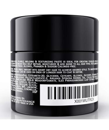 Chips High Maintenance Moroccan Texture Paste with Coconut & Argan Oil - 2 oz Pomade for Men, Hair Putty for Natural Hold & Shine - Buy Online on GoSupps.com
