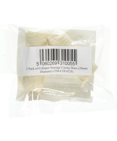 Meta Title: Tongmaster Collagen Sausage Casing Skin - 28mm Diameter | Pack of 2 - Buy Online on GoSupps.com