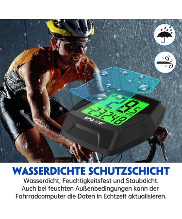 Buy SPGOOD Wireless Bicycle Computer - Accurate Tacho & Tachometer for Kids and Adults | International Shipping Available - Buy Online on GoSupps.com