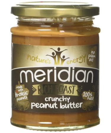 Meridian Foods Peanut Butter Rich Roast 280 g Crunchy 6 Units
