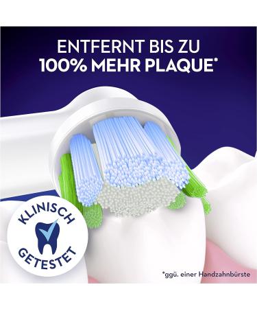 Oral-B Precision Clean Plug-In Brushes - 6 Pack with Cleanmaximiser Bristles for Optimal Dental Care | Compatible with Oral-B Electric Toothbrushes - Buy Online on GoSupps.com