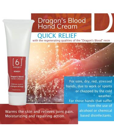 Natural Hand Cream Dragon Blood Arnica and Devil's Claw Organic Moisturising for Dry Hands 100 ml - Buy Online on GoSupps.com
