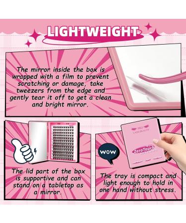 Lash Clusters 120 Pcs Individual Cluster Lashes DIY Extension - Velvety-C-8-16 Mix-C Curl Zero Touch - Buy Online on GoSupps.com