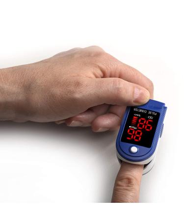 Contec Finger Tip Pulse Oximeter - SpO2 and Pulse Rate Monitor - Portable LED Display - Buy Online on GoSupps.com
