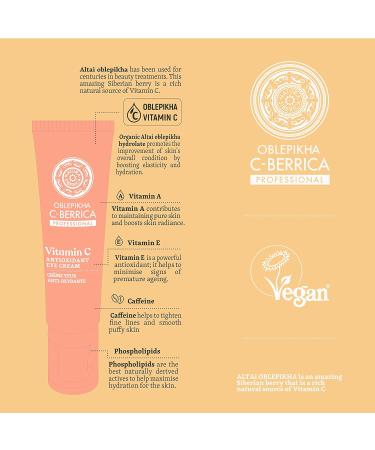 Natura Siberica C-Berrica Antioxidant Eye Cream 1.01 fl oz - Natural Skincare - Buy Online on GoSupps.com