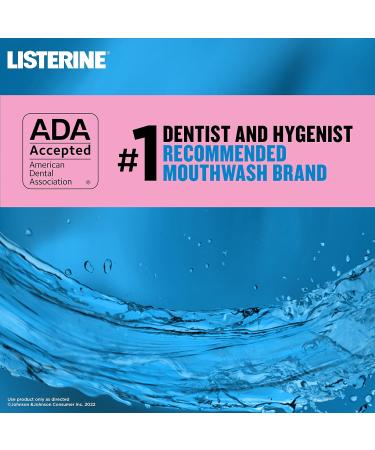 Listerine Smart Rinse Children's Alcohol-Free Fluoride Mouthwash with Bubblegum Flavor 16.9 Fl Oz (Pack of 3) - Buy Online on GoSupps.com