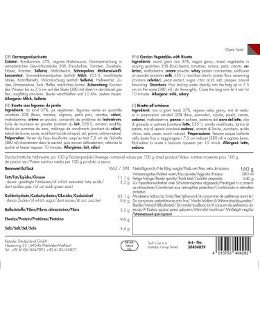 TREK'N EAT Risotto with Garden Vegetables - Vegetarian dish - Buy Online on GoSupps.com