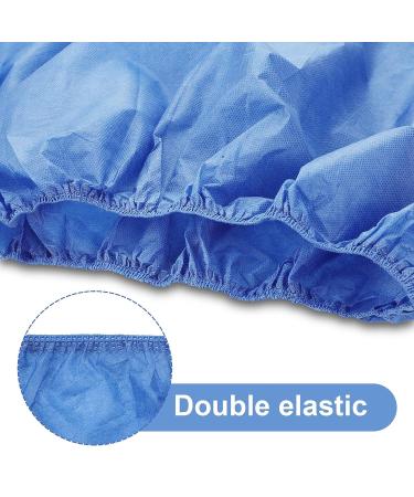 100 Pcs Disposable Exam Shorts - Blue Non-Woven Patient Wear for Examination & Spa - Large Unisex Size - Buy Online on GoSupps.com