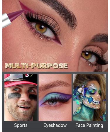  Lestpola Eyeliner Waterproof Matte Pink Smooth Kohl Pencils Quick Drying Anti-Wipe Gel Cream Long Lasting High Pigmentation Eyeliner Eyeliner Eyeshadow Makeup Gift for - Buy Online on GoSupps.com