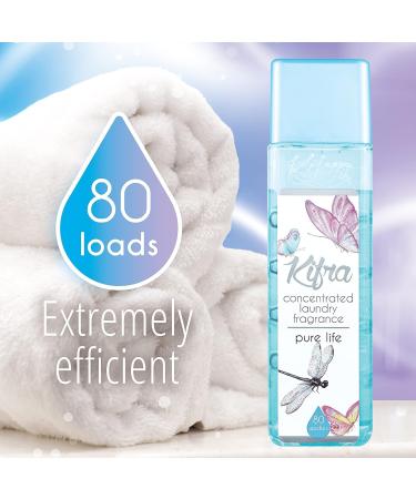 KIFRA PURE LIFE Concentrated Laundry Fragrance 200ml - Long-lasting Scent for 80 Washes - Buy Online on GoSupps.com