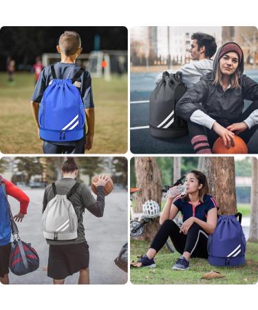 Gym Bag with Cord - Waterproof Large Capacity Sports Backpack for Men Women & Juniors | Football Bag with Ball Compartment & Adjustable Straps - Buy Online on GoSupps.com