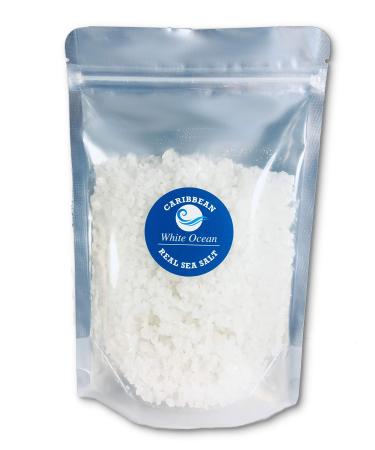 Caribbean Real Sea Salt Coarse For Grinder Refill (16 Oz) Gourmet Salt, Unrefined Rocks For Kitchen, NO ADDITIVES Unprocessed Organic & Unionized Grains For Cooking  Rock Salt, Salt for grinder, All Natural Caribbean Sea