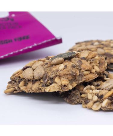 Eva Bold Za atar Keto Crackers 20x30g Bags | 1.4 Net Carbs | Gluten Free Vegan Keto Snacks & High Protein | Low Carb Seeded Crisp Breads | Plant Based Keto Food - Buy Online on GoSupps.com