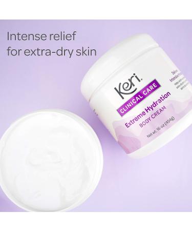 Keri Clinical Care Extreme Hydration Body Cream 16 Oz - 1 Pound Pack | Intense Moisturizing Formula - Buy Online on GoSupps.com