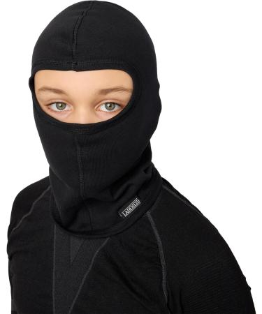 Buy Heid Sturmhae Kids Ski Mask Balaclava - Thermoactive & Breathable Universal Size for Girls & Boys - Ideal for Ski Helmets - LA-142 Black - Buy Online on GoSupps.com