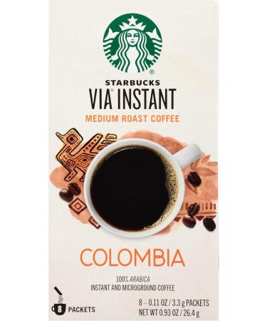 Starbucks VIA Instant Columbia Coffee - 8ct (Pack of 12) - Buy Online on GoSupps.com