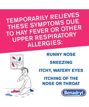 Benadryl Ultratabs Go Packs 8 Antihistamine Tablets - Diphenhydramine HCl - Travel Size Packets - Buy Online on GoSupps.com