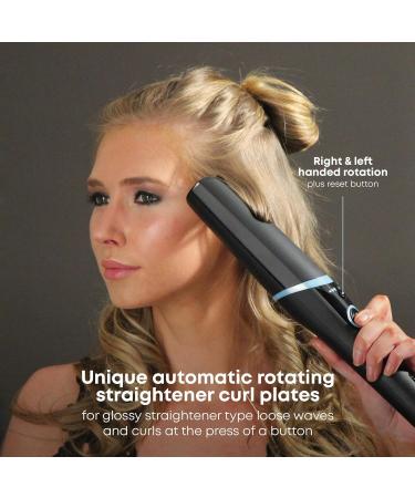 Revamp ProGloss Auto Wave & Curl - Automatic Curling Iron for Large & Small Curls with Ion Technology Temperature Control & Auto Shut-Off - Black - Buy Online on GoSupps.com