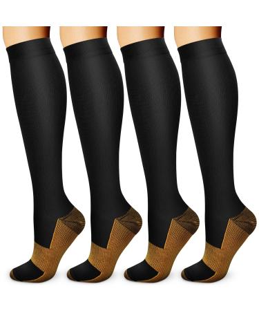 Acture Compression Socks for Women & Men 15-20 mmHg Best Medical Nursing for Running Athletic Varicose Veins Travel