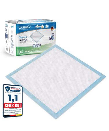 Premium disposable incontinence documents - 30 bed documents (60x60cm 1000ml) - absorbent incontinence editions - waterproof medical documents (60x60cm 1000ml) - Buy Online on GoSupps.com
